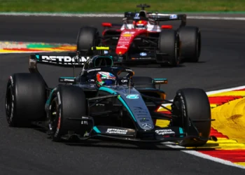 Kimi Antonelli beats Charles Leclerc to Belgian Grand Prix win to extend title lead as George Russell retires