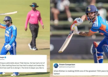 Fans go gaga as Ishan Kishan and Tilak Varma’s blistering knocks help India crush Zimbabwe to seal the T20I series