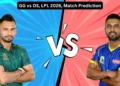 GG vs DS, LPL 2026, Match Prediction: Who will win today’s game between Galle Gallants and Dambulla Sixers?