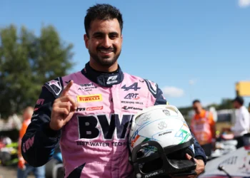 Kush Maini takes pole in Budapest with Rafael Camara on front row