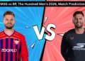 MSG vs BP, The Hundred Men’s 2026, Match Prediction: Who will win today’s game between Manchester Super Giants and Birmingham Phoenix?