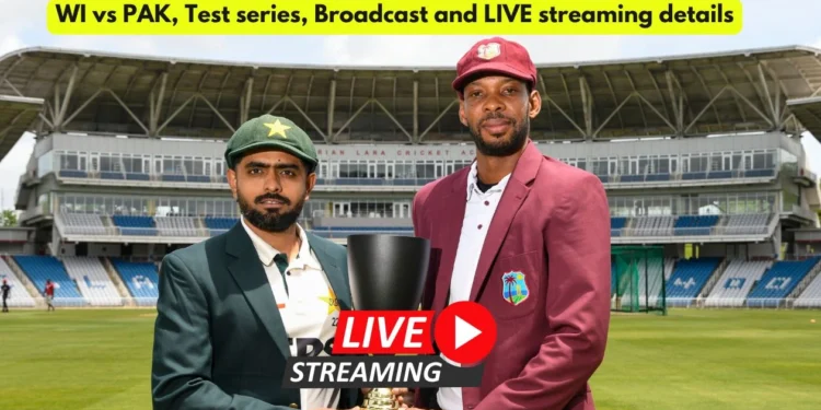 WI vs PAK, Test series: Broadcast, Live Streaming details – When and where to watch in India, UK, USA & other countries