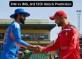ZIM vs IND, 3rd T20I Match Prediction: Who will win today’s game between Zimbabwe and India?