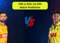ZIM vs AUS, 1st ODI, Match Prediction: Who will win today’s game between Zimbabwe and Australia?