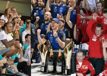 The top 10 driver/team combination wins in Formula 1 history