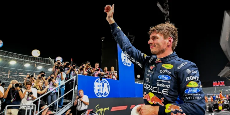 ‘This is the one I wanted’ – Max Verstappen boosted by ‘very special’ pole for Singapore Grand Prix