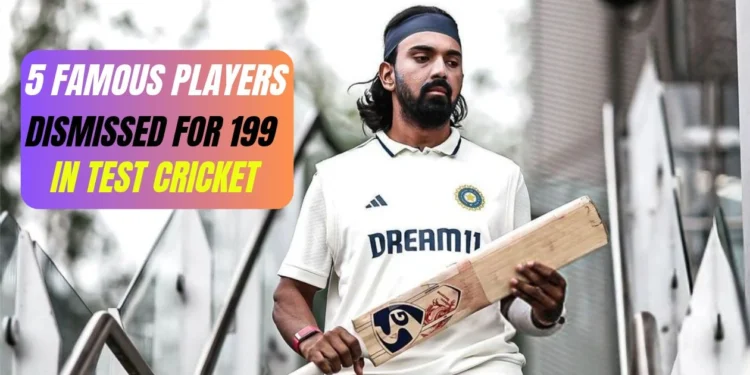 5 famous cricketers who were dismissed for 199 in Test cricket