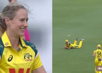WATCH: Ellyse Perry ecstatic as Nicola Carey pulls off a razor-sharp catch to remove Sharmin Akhtar in AUS-W vs BAN-W 3rd ODI