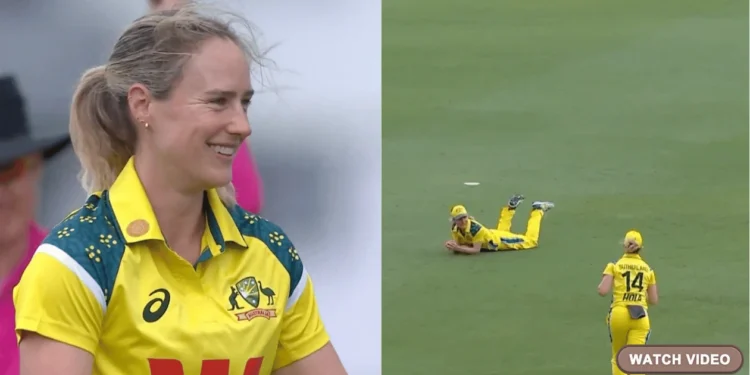 WATCH: Ellyse Perry ecstatic as Nicola Carey pulls off a razor-sharp catch to remove Sharmin Akhtar in AUS-W vs BAN-W 3rd ODI
