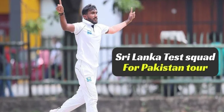 Eshan Malinga earns maiden Test call-up as Sri Lanka name squad for Pakistan tour