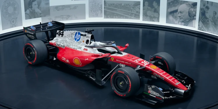 Ferrari become latest team to unveil special livery for 2026 United States Grand Prix in Austin