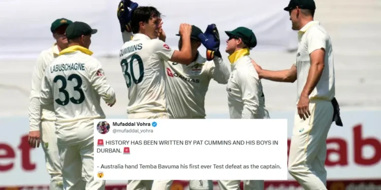 Fans react as Australia seal commanding win over South Africa in first Test