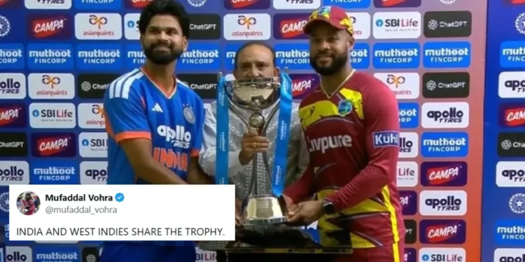 Fans react as India and West Indies settle for 2-2 draw after rain washes out 5th T20I