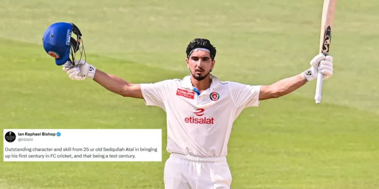 Fans react as Sediqullah Atal scores maiden Test century against Bangladesh in one-off Test