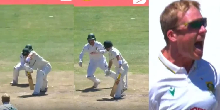WATCH: Simon Harmer traps centurion Josh Inglis in his web of spin on Day 3 of Cape Town Test