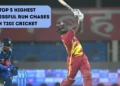 Top 5 highest successful run chases in T20I cricket ft. West Indies