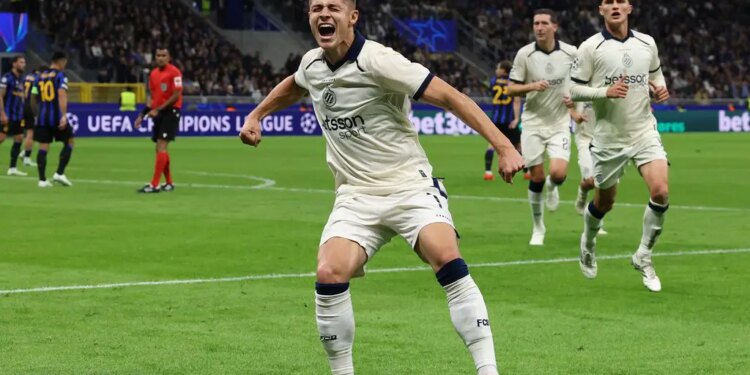 Nicolò Tresoldi makes UEFA Champions League history