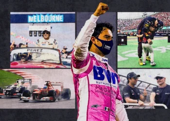 Sergio Perez reflects on his F1 career in photos – as he reaches 300 Grand Prix starts